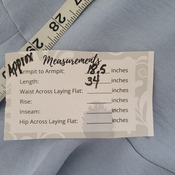 Floral Embroidered Mini Dress Size Small Blue - Picture 9 of 10